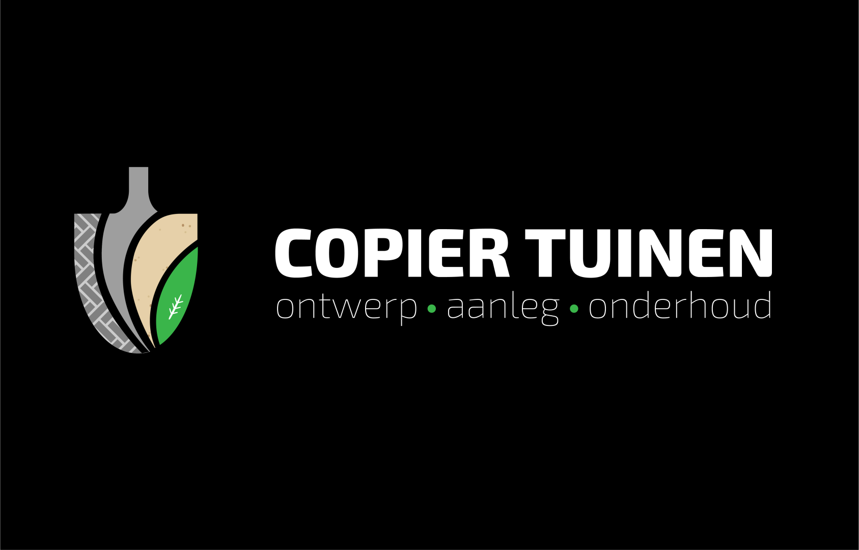 logo design computer zwart