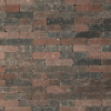 Metro Trommelsteen 20x5x7 cm Rood Genuanceerd