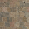 Metro Trommelsteen 15x15x6 cm Brons genuanceerd