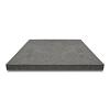Oud Hollandse tegel zonder facet, gewapend  80x80x5 Antraciet