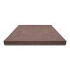 Oud Hollandse tegel zonder facet, gewapend  80x80x5 Roodbruin