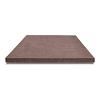 Oud Hollandse tegel zonder facet, gewapend  100x100x5 Roodbruin