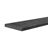 Afdekband Tibet Asian Black 2.0 100x20x3 cm oppervlak en 2 lange zijdes riven