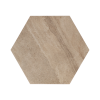 Staptegel Hexagons Ø60x52x2 Cappuccino