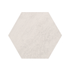 Staptegel Hexagons Ø60x52x2 Quarzite Bianca
