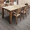Keramische tegel Timber Oyster 120x40x3 cm