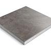 Keramische tegel op onderbeton | Ceradeco | 60x60x4 cm |  Slate Antracite