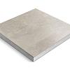 Keramische tegel op onderbeton | Ceradeco | 60x60x4 cm | Belga Grigio