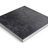 Keramische tegel op onderbeton | Ceradeco | 60x60x4 cm | Matiere Nero