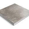 Keramische tegel op onderbeton | Ceradeco | 60x60x4 cm | Matiere Titanio