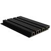 NewTechWood composiet co-extrusie wand bekleding castellation 4325 profiel. 2.5x19.6x290 cm zwart