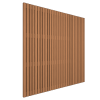 Thermovision Ayous geschaafd latten scherm. recht horizontaal/verticaal. 180x180 cm