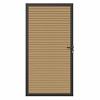 Newtechwood co-extrusie composiet deur in aluminium frame, horizontaal triple, 100x195 cm, red cedar