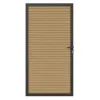 Newtechwood co-extrusie composiet deur in aluminium frame, horizontaal triple, 100x195 cm, red cedar