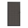 Newtechwood co-extrusie composiet deur in aluminium frame, horizontaal triple, 100x195 cm, silver gr