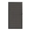 Newtechwood co-extrusie composiet deur in aluminium frame, horizontaal triple, 100x195 cm, silver gr