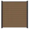 Newtechwood co-extrusie composiet scherm, 180x180 cm, teak.