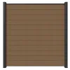Newtechwood co-extrusie composiet scherm, 180x180 cm, teak.