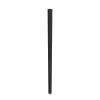 Newtechwood aluminium poortpaalset, 2 stuks met paalkap, 8x8x270 cm, zwart.