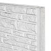 Berton©-motiefplaat smal wit/grijs H26xD3,5xL184 cm Rustico