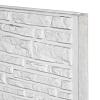 Berton©-motiefplaat smal wit/grijs H26xD3,5xL184 cm Rustico