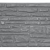 Berton©-motiefplaat smal antraciet H26xD3,5xL184 cm Rustico
