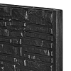Berton©-motiefplaat smal antraciet gecoat H26xD3,5xL184 cm Rustico