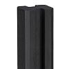Berton©-sleufpaal Reest antraciet gecoat 11,5x11,5x272 cm hoekmodel