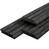 Douglas tripleprofiel gedroogd, zwart gespoten 1,9x13,0x390 cm