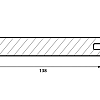 WPC 22,5x138mm 3.9m Fiberdeck Exotics massief Ipé FSC®100%