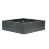 Bloembak antraciet 150x30x28 cm
