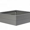 Bloembak taupe 210x210x28 cm