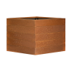 Bloembak corten 60x60x28 cm