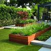 Bloembak corten 60x60x28 cm