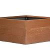 Bloembak corten 240x240x42 cm