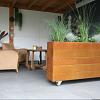 Bloembak corten 240x60x56 cm