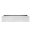 Bloembak wit 300x90x28 cm