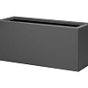 Bloembak vlak antraciet 30x90x40 cm