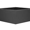 Bloembak vlak-  ANTRACIET 90x90x40