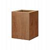 Bloembak vlak corten 30x30x60 cm
