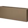 Bloembak vlak supra bruin 30x120x40 cm