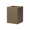 Bloembak vlak supra bruin 30x30x40 cm