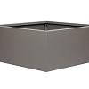 MBB Metalen bloembak taupe 90x90