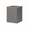 Bloembak vlak taupe 30x30x60 cm