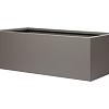 Bloembak vlak taupe 60x120x60 cm