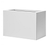 Bloembak vlak wit 30x60x60 cm