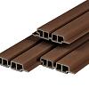 PuraTech 55 composiet dubbel profiel 3,3x17x290 cm, ipé, fijne houtnerf