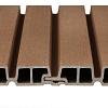 PuraTech 55 composiet dubbel profiel 3,3x17x390 cm, teak, fijne houtnerf