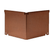 Inwendige hoek Kantopsluiting Single / Flex 10 cm corten