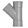 Pvc hwa 110 mm SN8 Y stuk  3x manchet